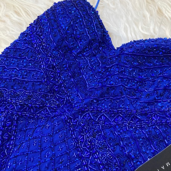 AIDAN MATTOX V-Neck Mini Dress - Picture 9 of 14